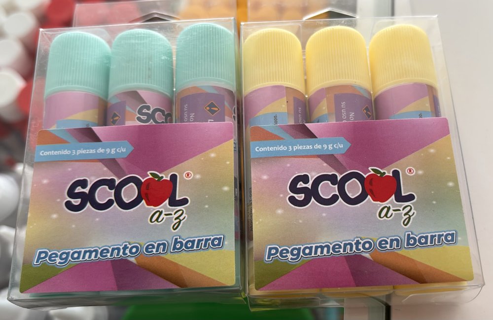 Adhesivo scool pastel