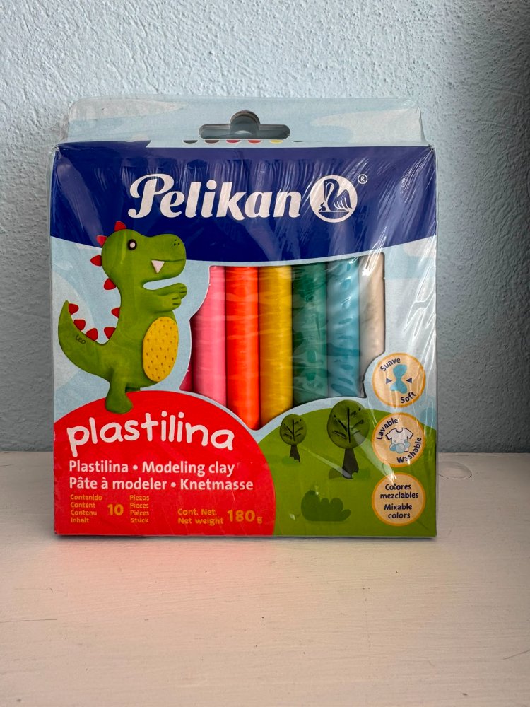 Plastilina Pelikan 10pz colores