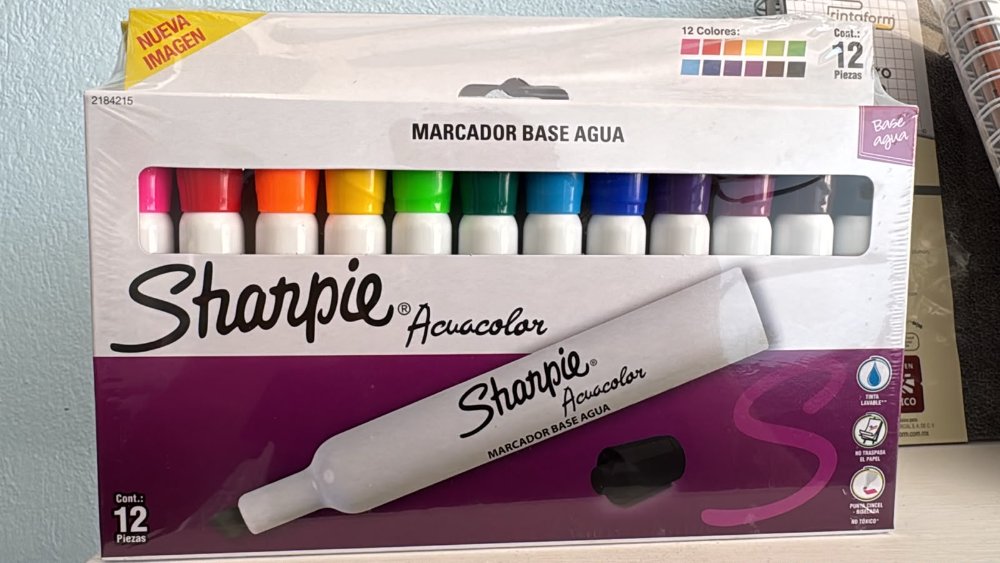 Marcador Sharpie Acuacolor 12pz