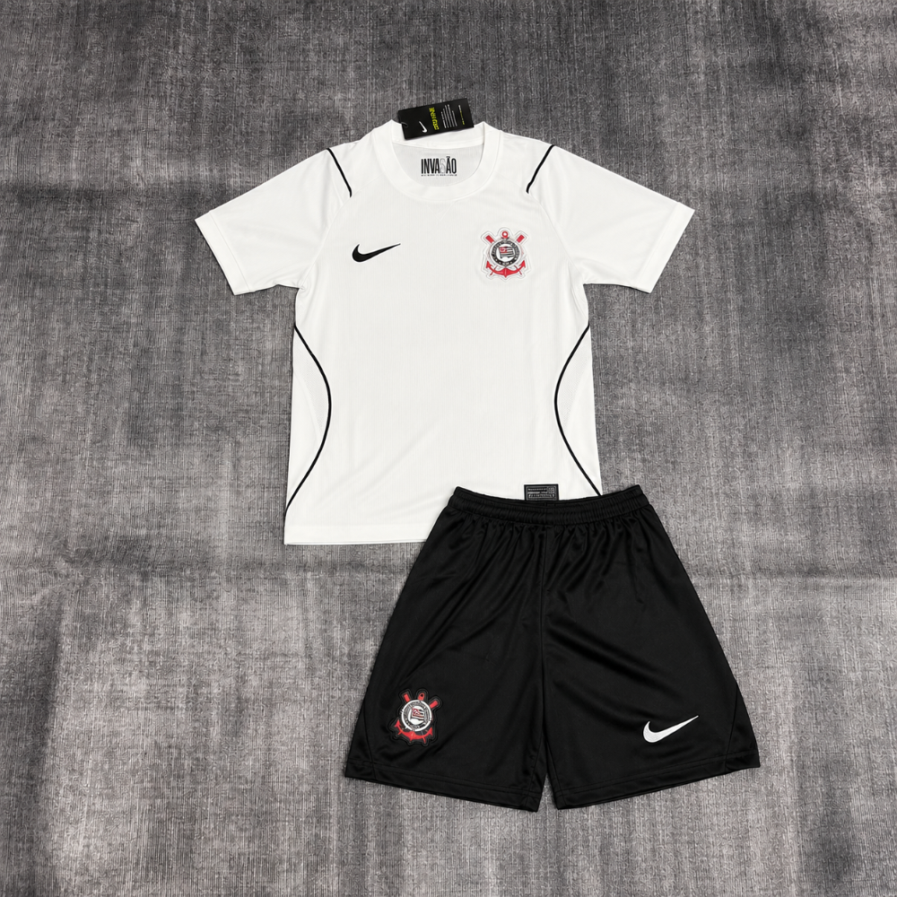Kit Infantil Corinthians 26/27 1° Uniforme