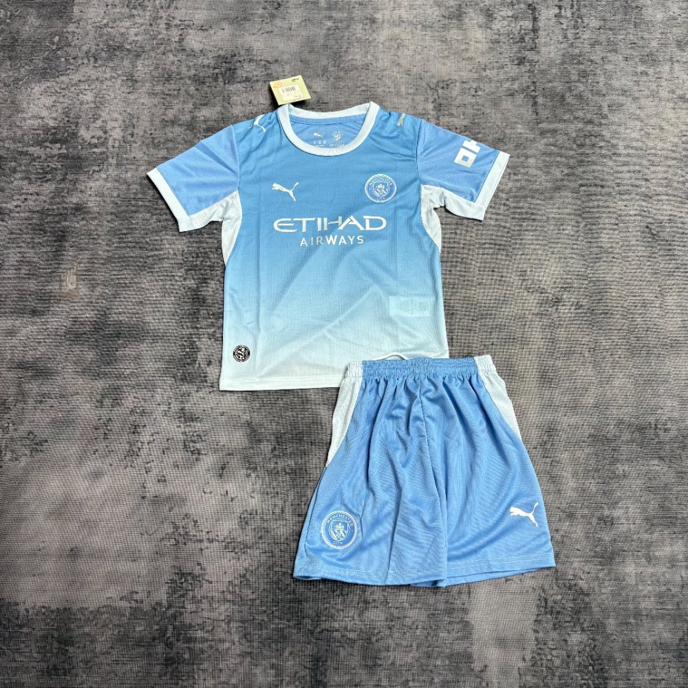 Kit Infantil Manchester City 26/27 1° Uniforme