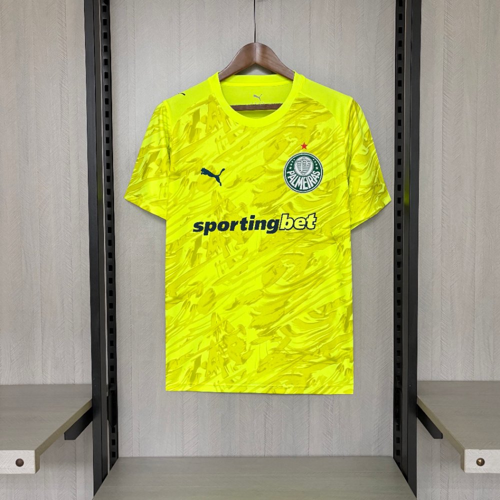 Camisa Palmeiras 26/27 Goleiro Verde Fluorescente