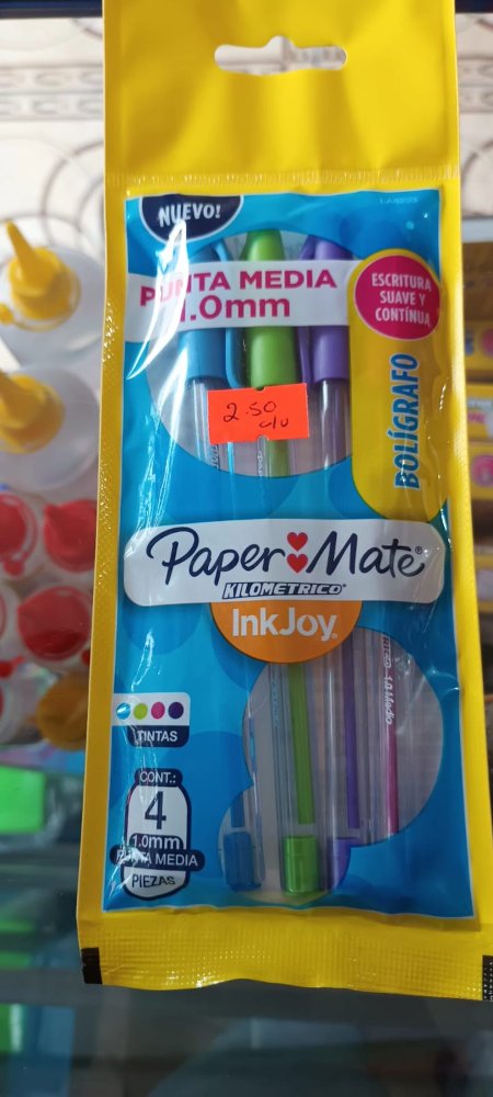 BOLIGRAFO KILOMETRICO PAPER MATE DE COLOES