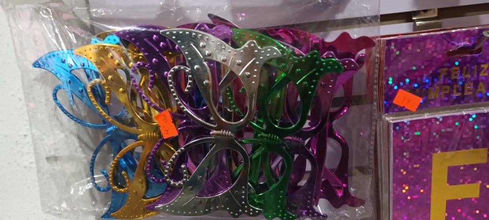 antifaz de colores