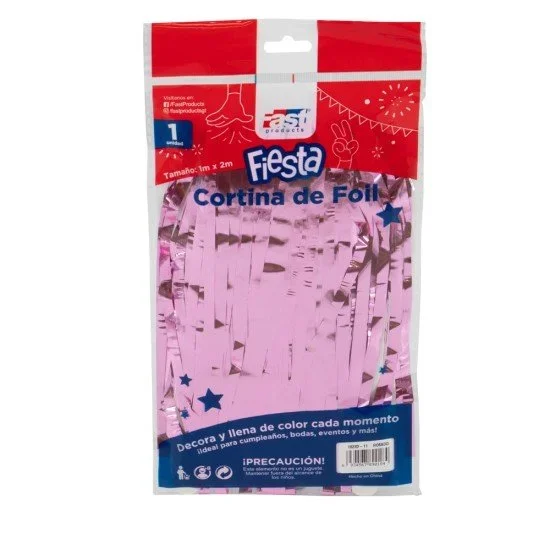CORTINA FOIL FAST 1X2MT ROSADO