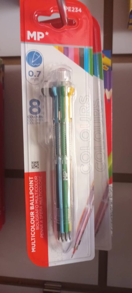 BOLIGRAFO MP 8 COLORES