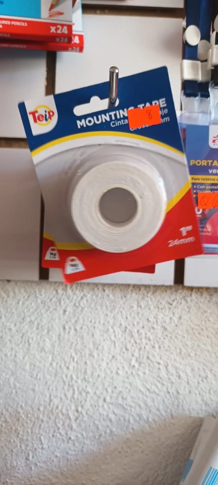 CINTA ADHESIVA TEIP MOUTING 1 PULG. X1.5 MTS.