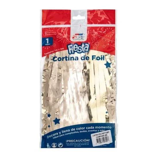 CORTINA FOIL FAST 1X2MT CHAMPAGNE