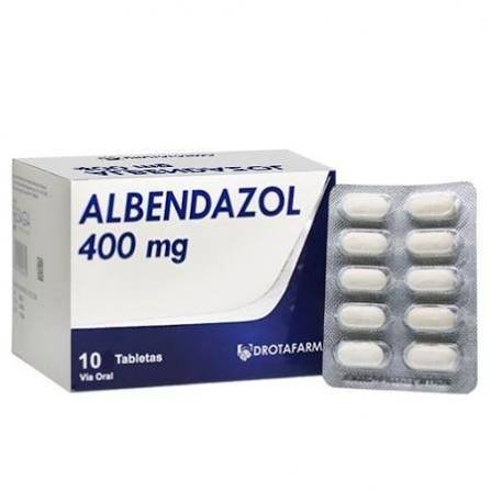 ALBENDAZOL 400 MG X10 TAB BLISTER DROTOFARMA