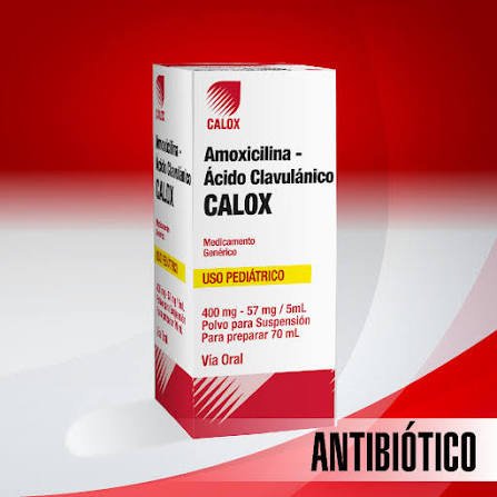 AMOXICILINA + ACIDO CXLAVULANICO 400MG-57MG/5 ML CALOX