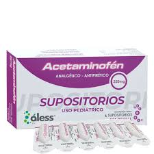 ACETAMINOFEN 250MG SUPOSITORIOS -  ALESS