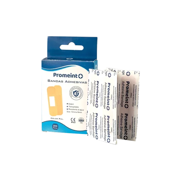 BANDAS ADHESIVAS X20 UNDS COLOR PIEL(CURITAS) PROMEINT