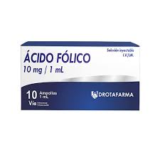 ACIDO FOLICO 10MG/ML  I.V-I.M DROTAFARMA