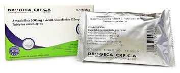 AMOXICILINA + AC. CLAVULANICO 500MG7125MG X 14 TAB - DROGECA CRF