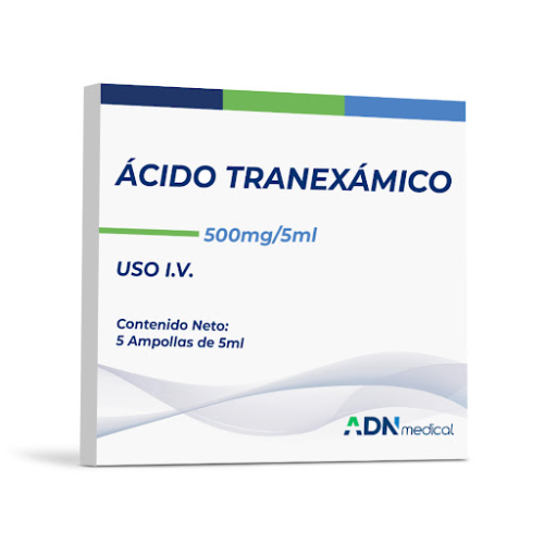 ACIDO TRANEXAMICO 500MG/5ML I.V ADN MEDICAL