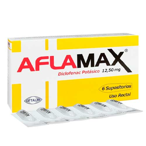 AFLAMAX S 50 MG X  SUPOSITORIOS (DICLOFENAC SODICO) OFTALMI