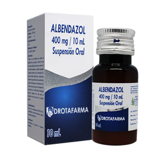ALBENDAZOL 400MG SUSP X 10ML DROTAFARMA