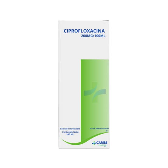 CIPROFLOXACINA 200MG /100ML INYECTABLE  CARIBE PHARMA