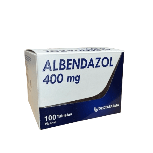 ALBENDAZOL 400MG X 2 TAB DROTAFARMA