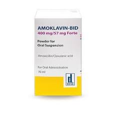 AMOKLAVIN-BID (AMOXICILINA + AC. CLAV.) 400MG-57MG
