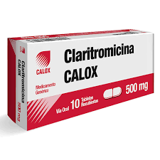 CLARITROMICINA 500MG 10 TAB - CALOX