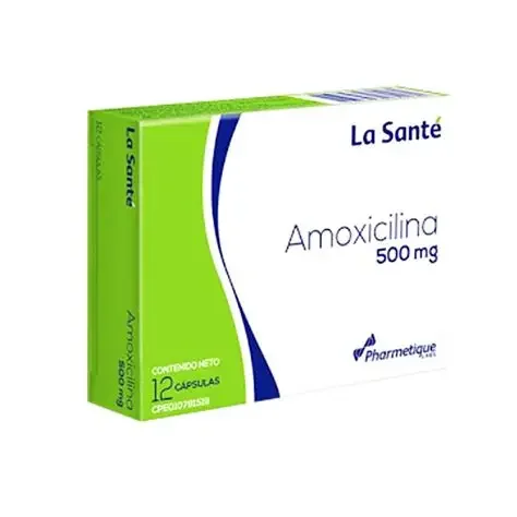 AMOXICILINA 500 MG X 12 CAPSULAS LA SANTE