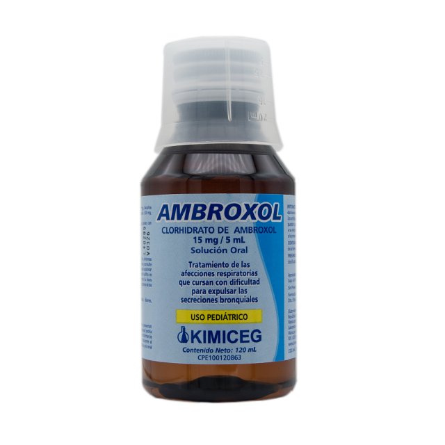 AMBROXOL 15MG/5ML PEDIATRICO - KIMICEG