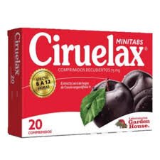 CIRUELAX MINITABS 75MG X 20 TAB GARDEN HOUSE