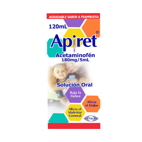 APIRET 180MG/5ML 120ML (ACETAMINOFEN) OFTALMI