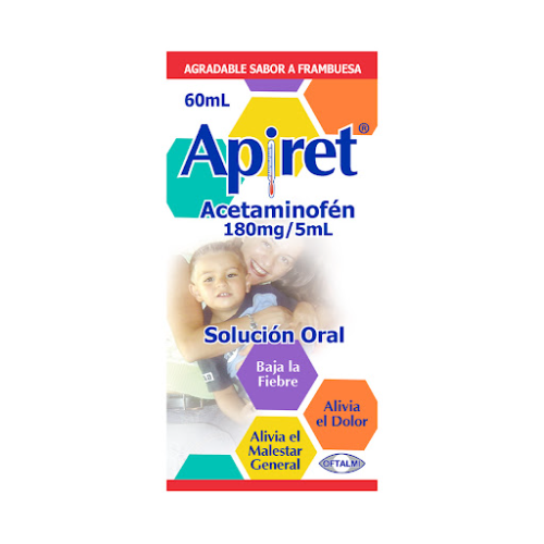 APIRET 180MG/5ML 60ML (ACETAMINOFEN) OFTALMI