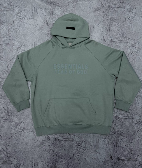ESSENTIALS HODDIE VERDE AGUA