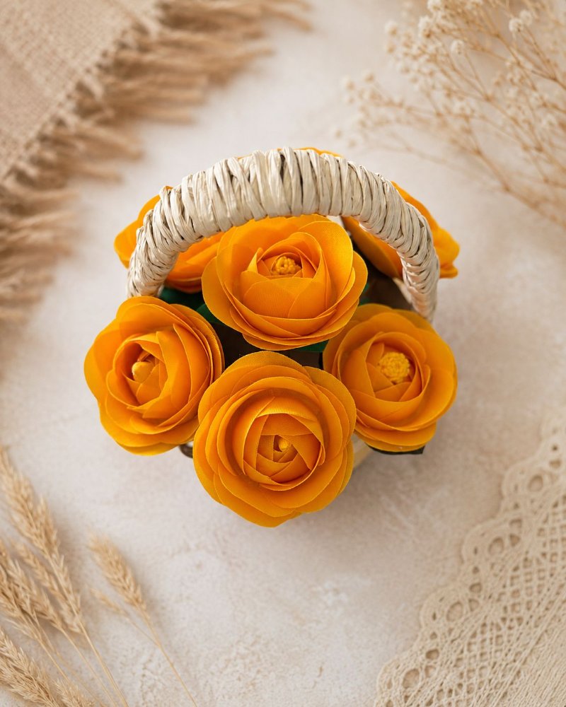 Canasta con Flores