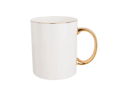 TAZA BORDE Y ASA DORADO