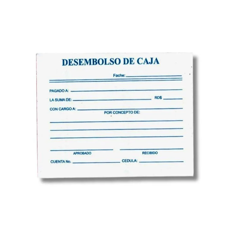 DESEMBOLSO CAJA CHICA