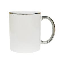 TAZA BORDE Y ASA PLATIADO