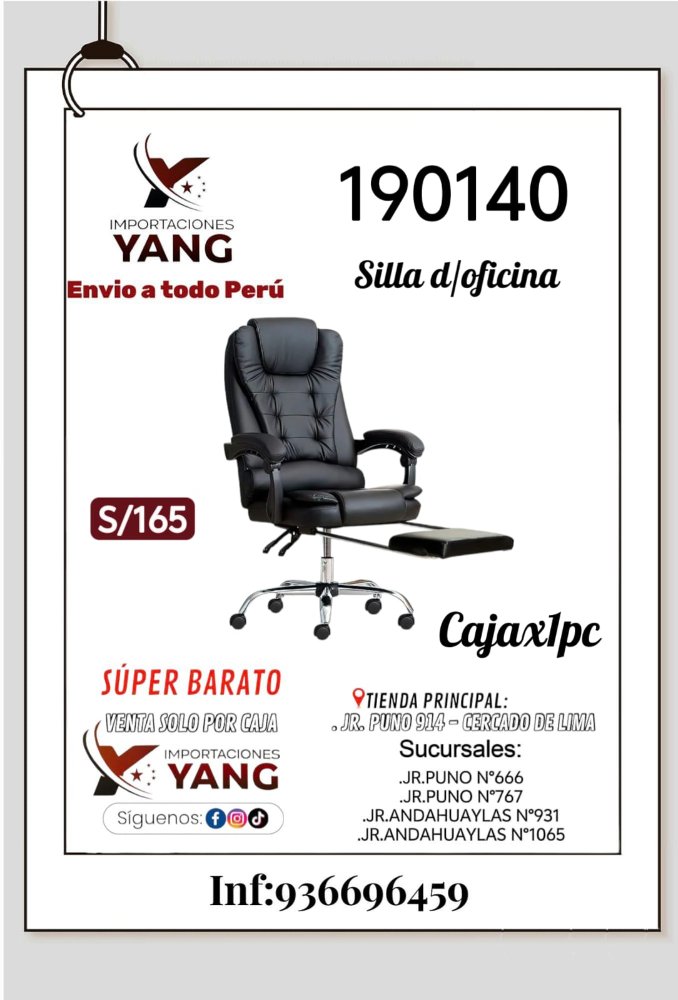 J - Silla Gerencial Reposapies 190140 400