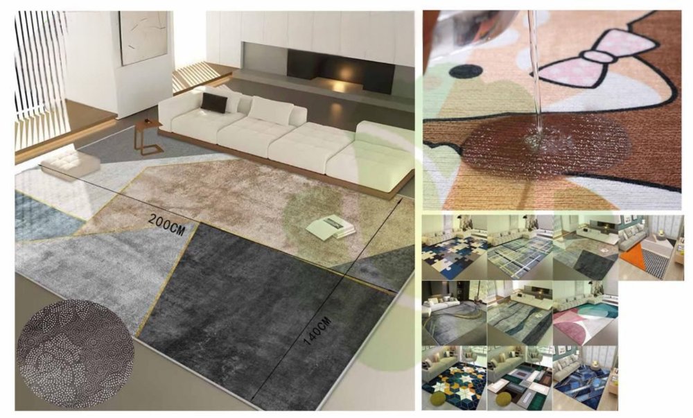 M - Alfombra Decorativa 140x200 SJ-286-C