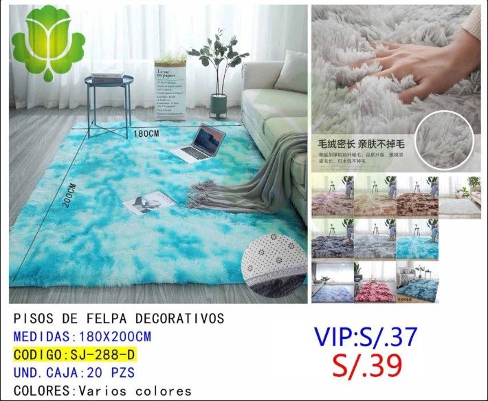 M - Alfombra Peluche 180x200