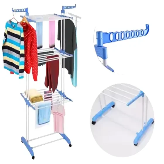 M - Colgador Tendedero de Ropa 3 niveles SF20031