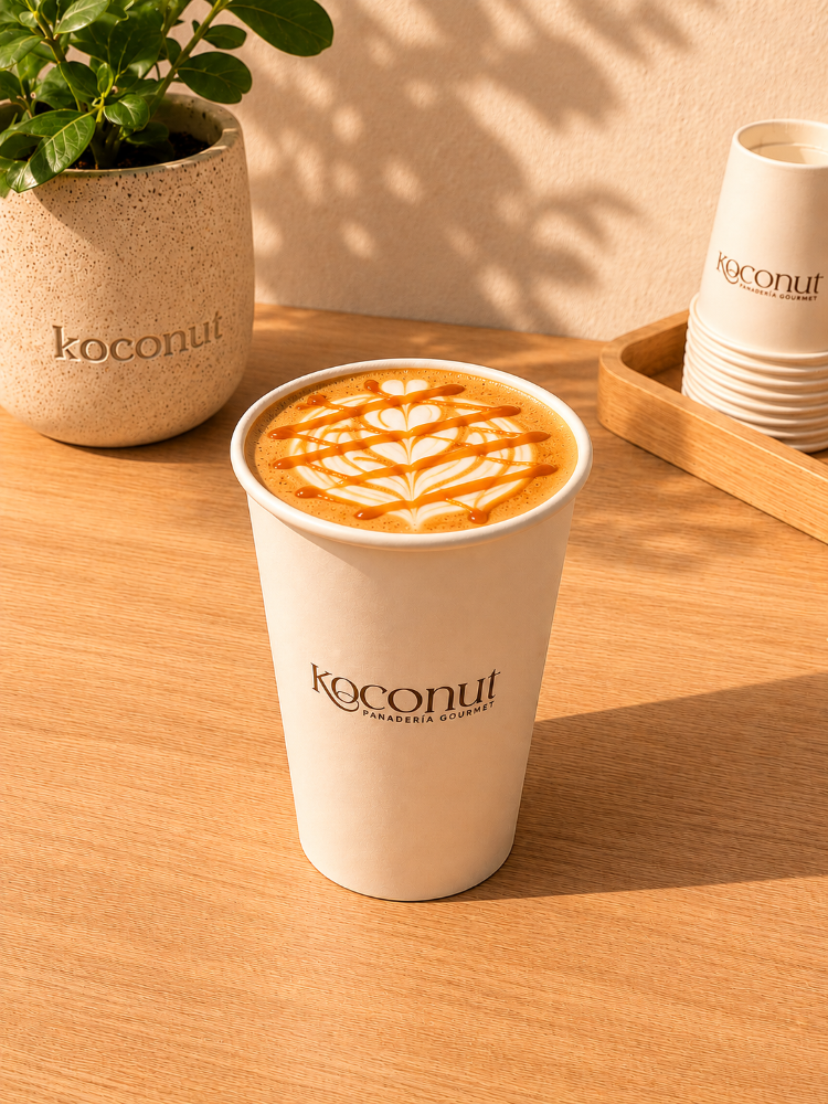 Caramel machiato caliente