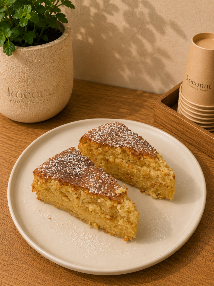 Pan de elote rebanada