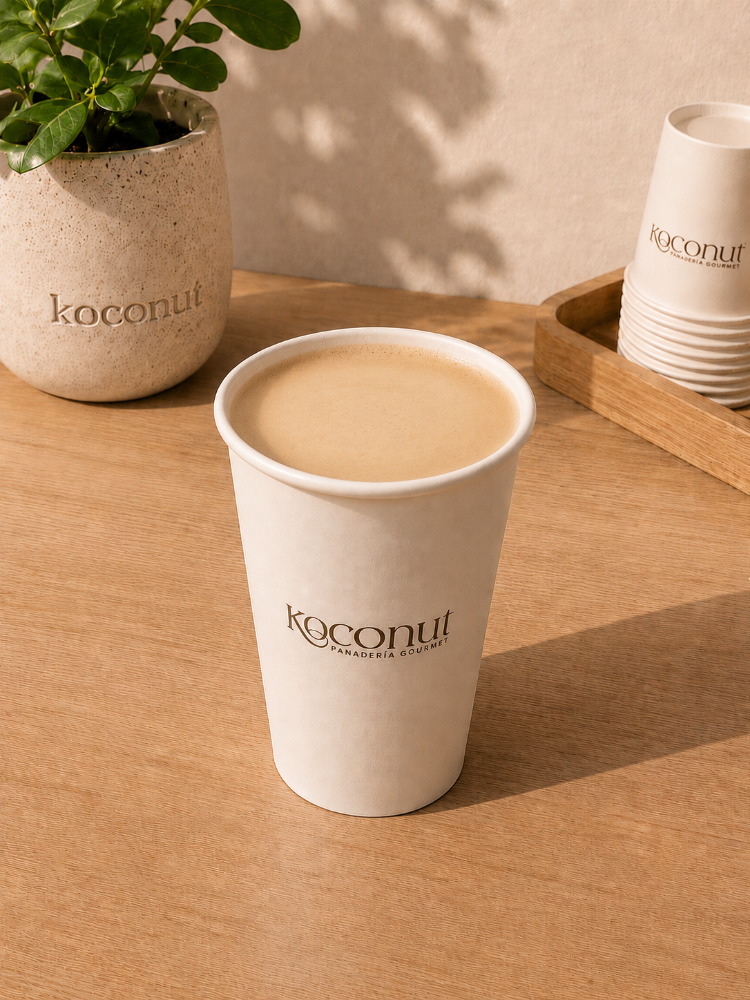 Chai latte caliente