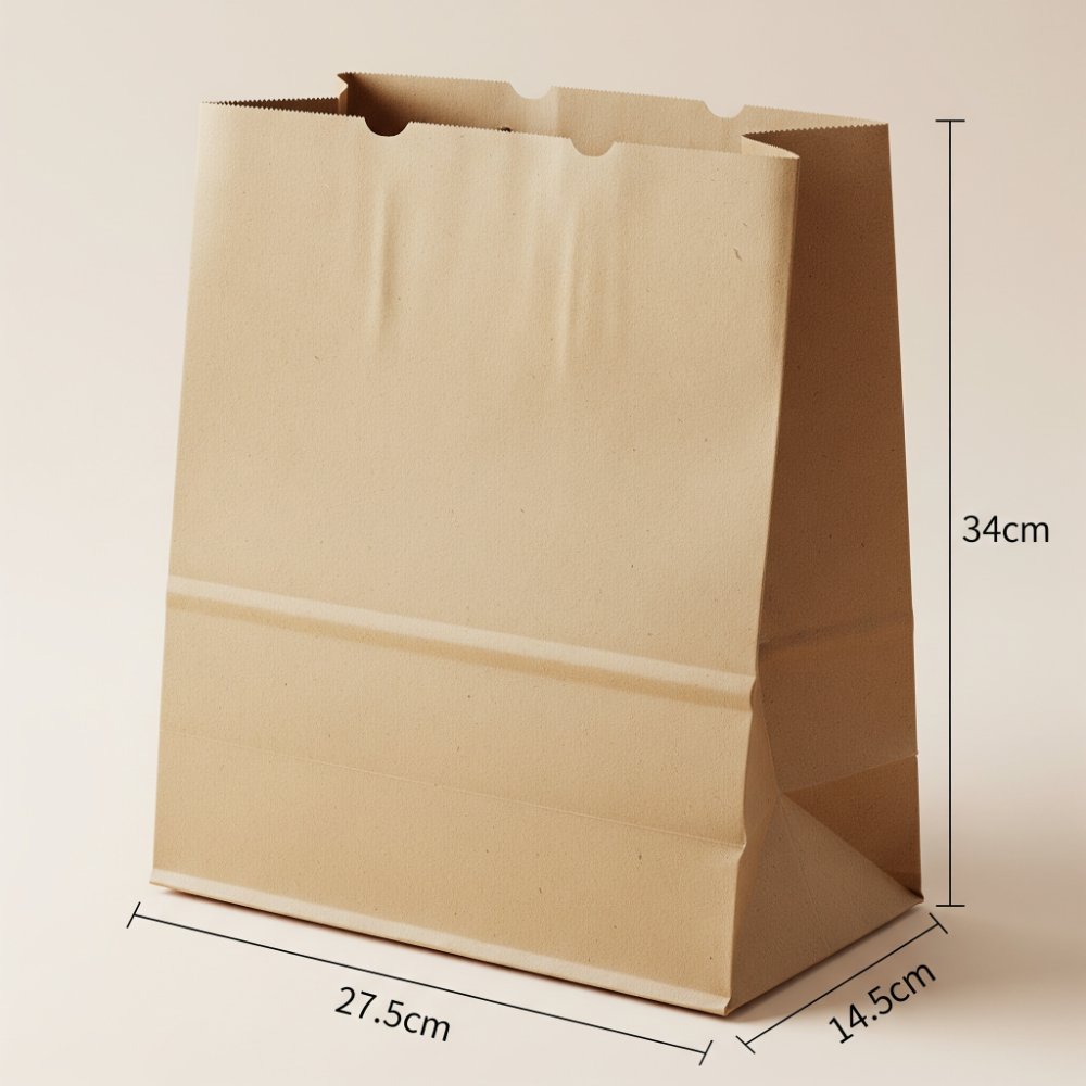Bolsa Papel Kraft M Para Llevar 50U