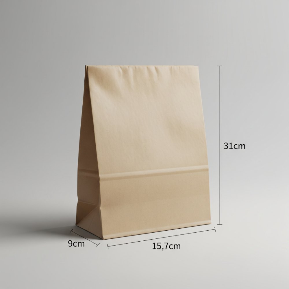 Bolsa Papel Kraft 8 Lb 50U