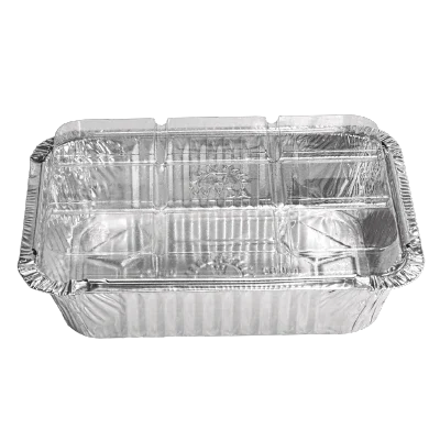 Bandeja Aluminio C/Tapa Pet 10x500 ml