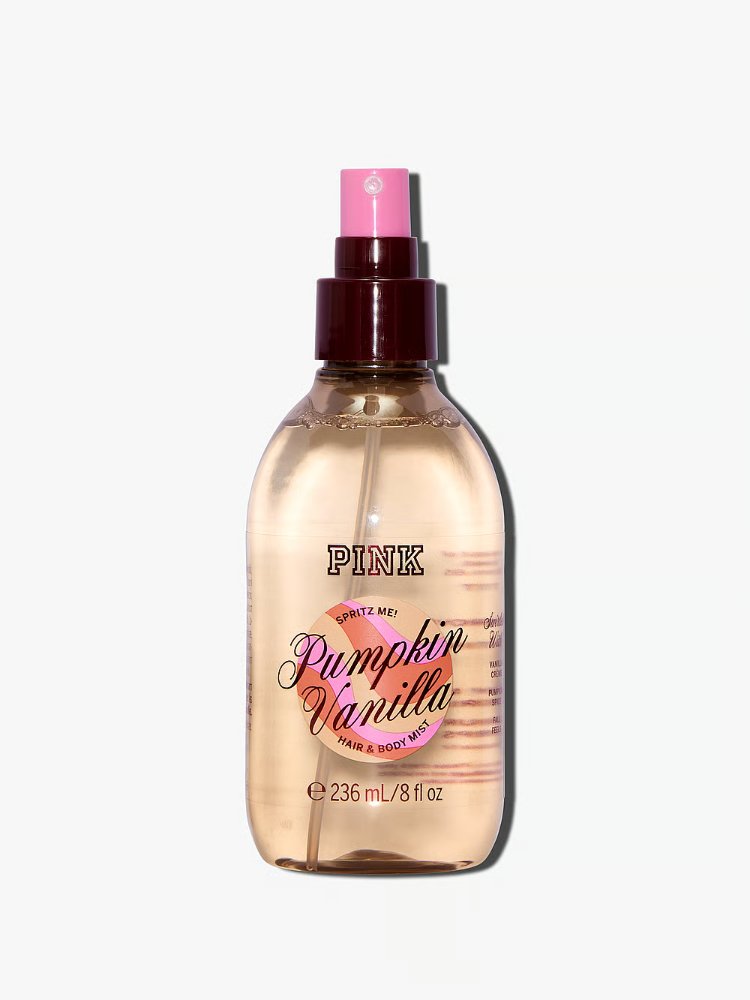 Pumpkin Vanilla Hair and Body Mist PINK 236 ml
