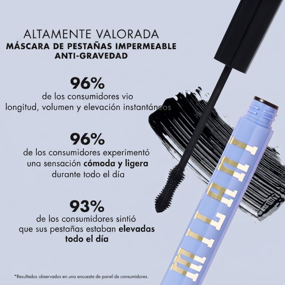 Máscara de pestañas antigravedad e impermeable de alta calificación MILANI - 120 Waterproof Hydrofuge