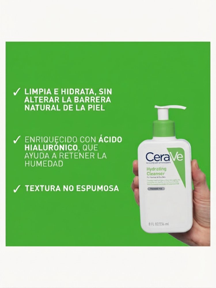 Limpiadora Hidratante CERAVE 355 ml