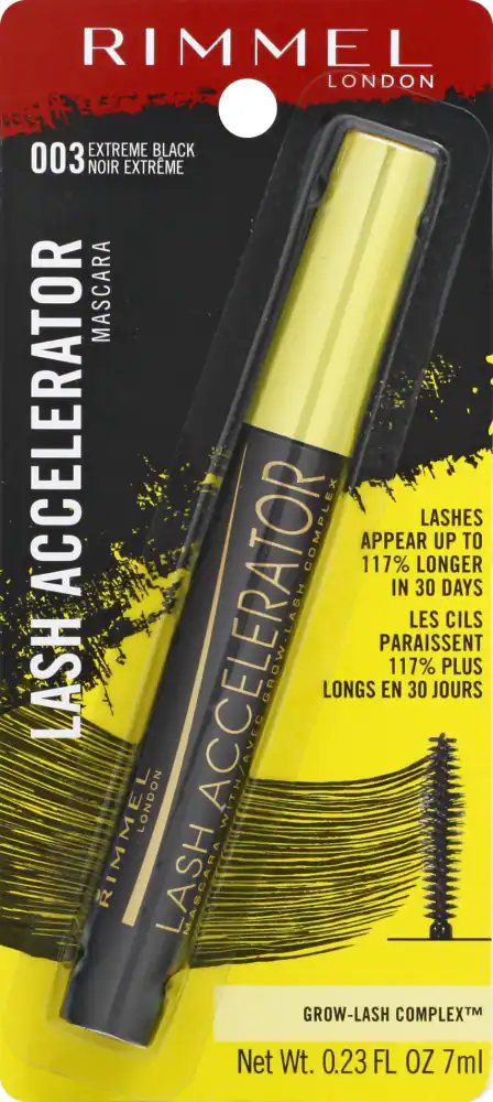 Máscara Aceleradora de Pestañas RIMMEL LONDON - 003 Extreme black