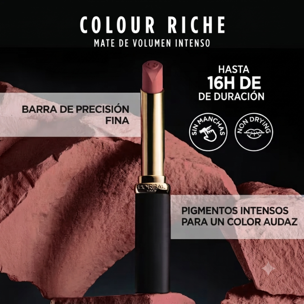 Color Riche Volume Intenso Matte Lipstick LOREAL